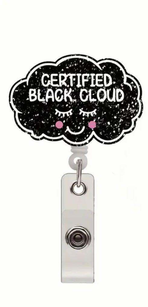 Black Cloud Badge Reel