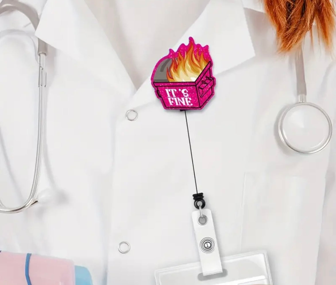 Dumpster Fire Badge Reel