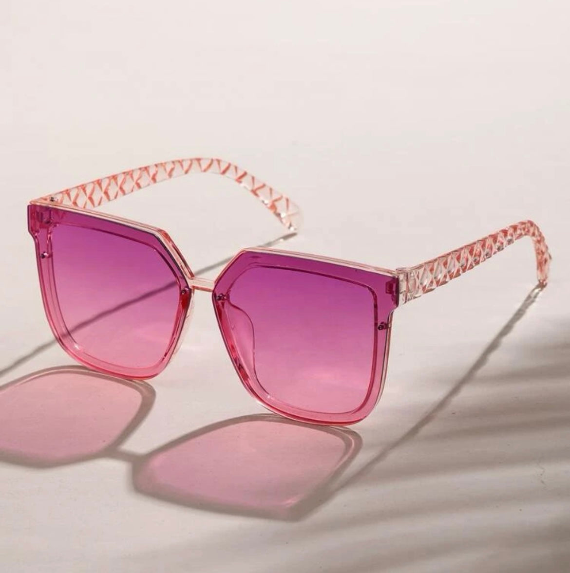 Texture Frame Sunglasses