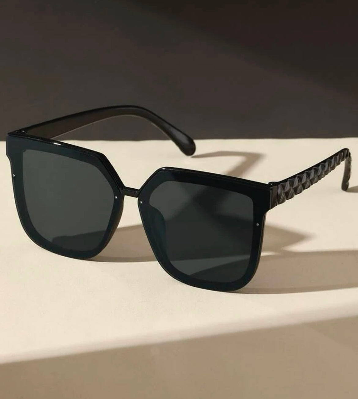 Texture Frame Sunglasses